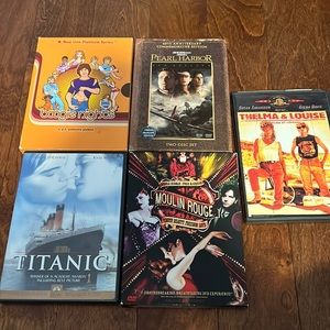 5 Classic Dvd Movies. Great Condition